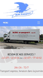 Mobile Screenshot of mjmtransport.be